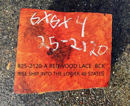 Redwood Lace Burl | Turning Blank | Craft Wood | R25-2120