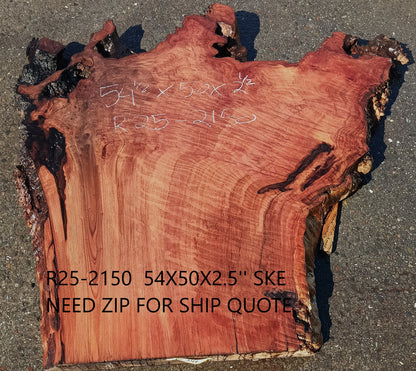 Curly and Burl | Redwood Slab | DIY | Table | R25-2150