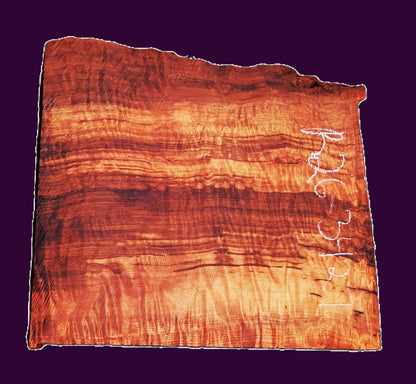 Quilted Redwood Slab | Guitar Billet | DIY | Table | Craft-wood | R26-3427