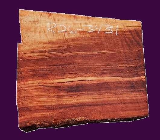 Quilted Redwood Slab| Guitar Billet | DIY | Table | Craft-wood | R26-3431