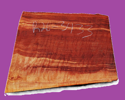 Quilted & Curly Redwood Slab| Guitar Billet | DIY | Table | Craftwood | RG26-3433