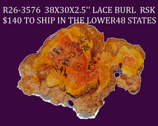Redwood Lace | BURL SLAB | DIY | Craft Wood | live edge | rbl26-3502 (Copy)