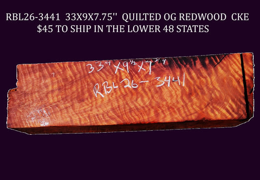 redwood Burl Block | Bowl Turning | DIY  | Craft-wood | rbl26-3441