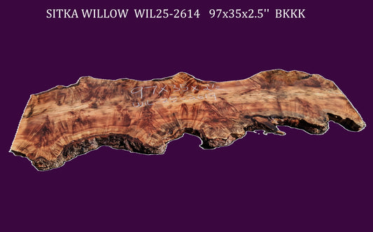 Sitka Willow Burl | DIY | River Table | Live Edge Slab | WIL25-2614