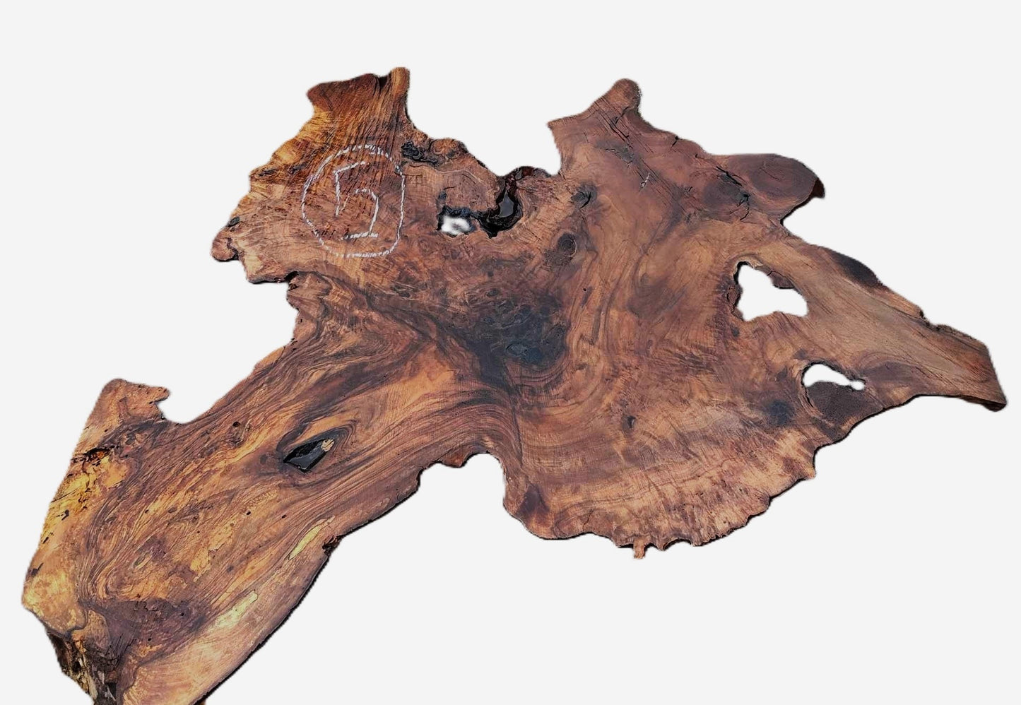 Black Walnut Slab | DIY | Live Edge | River Table | Wal24-5