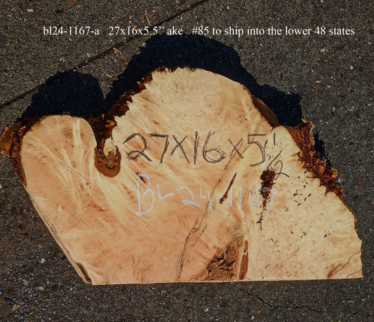 Maple Block | Craft wood | Maple Burl | DIY Craft Wood | Bl24-1167