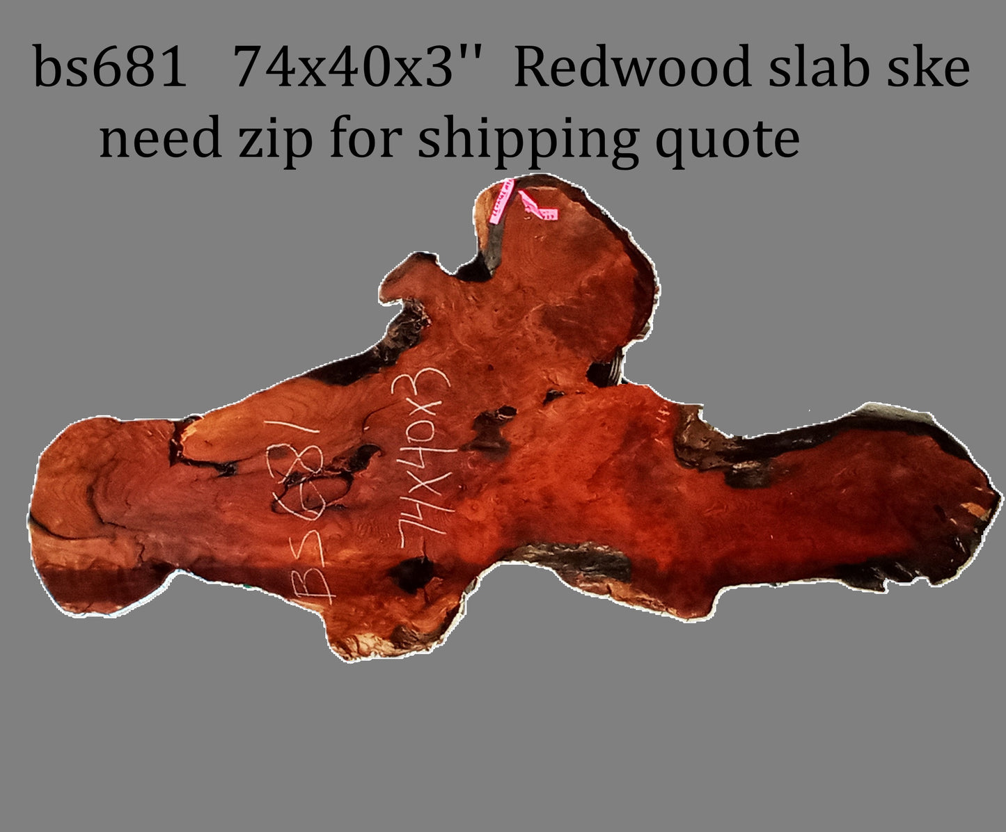 Redwood burl slab | DIY | burl table | burl slab | headboard | bs681