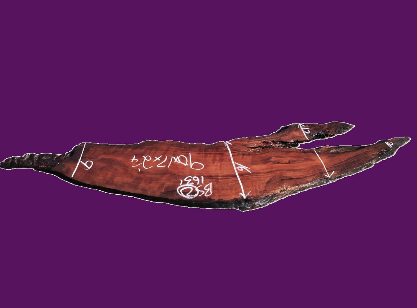 Redwood curly slab | DIY | burl table | river table | headboard | bsz1631