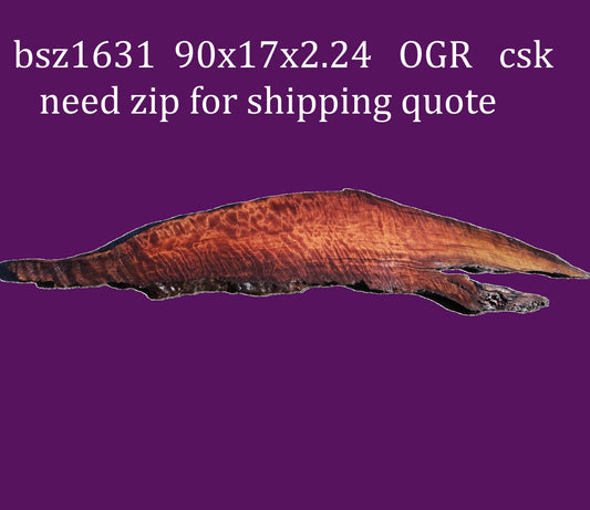 Redwood curly slab | DIY | burl table | river table | headboard | bsz1631