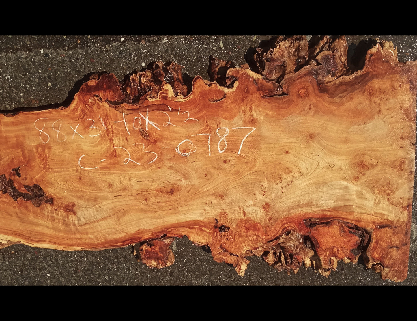Mappa | Poplar burl | epoxy river table | live edge slab | DIY ideas | p23-0787