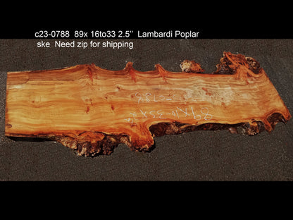 Mappa burl | Poplar | river table | live edge slab | DIY ideas | p23-0788