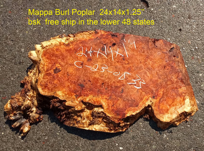 Mappa burl | Poplar | burl slab | wood craft ideas | DIY wood | c23-0833