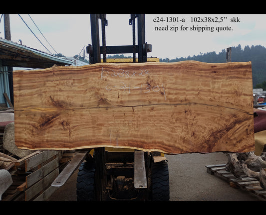 Cottonwood | Poplar | Burl Slab | Crafts | River Table | C24-1301