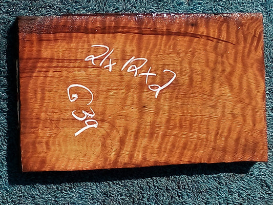 guitar billet | curly redwood | luthier | DIY | wood crafts | g-39