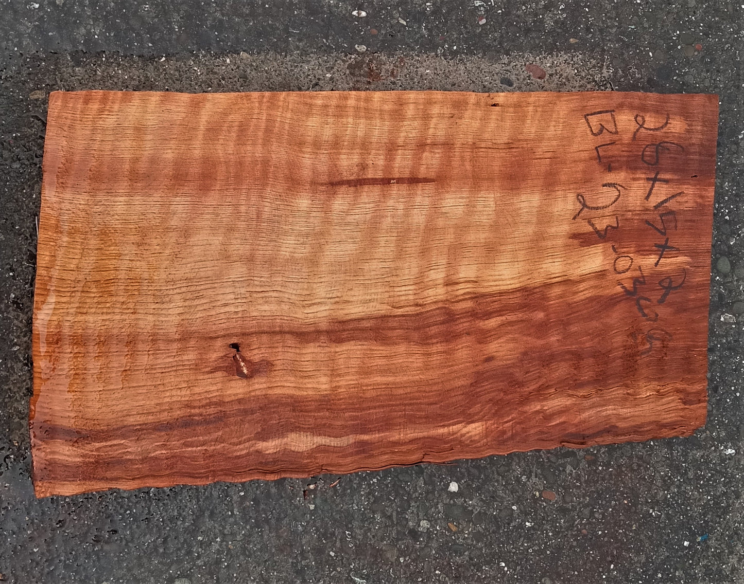 quilted redwood billet | luthier | guitar wood | DIY wood crafts | g23-0308