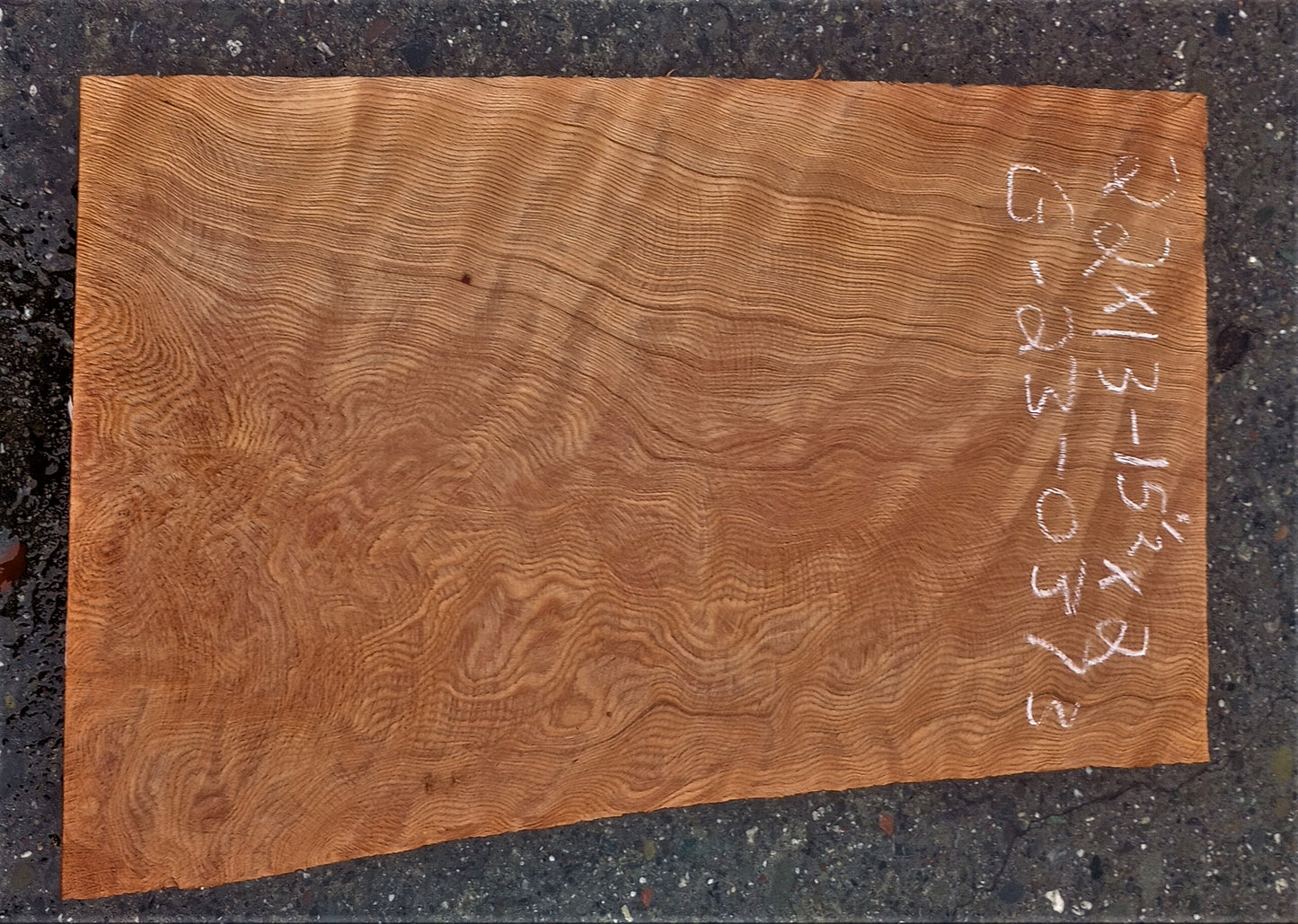 Quilted Redwood | old growth | guitar billet | burl table | DIY | g23-0373