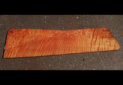 Redwood Guitar Slab | Curly redwood | Luthier Wood | G23-0714