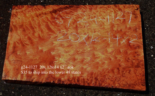 Redwood Guitar Slab | Redwood Burl | Luthier Wood | G24-1127
