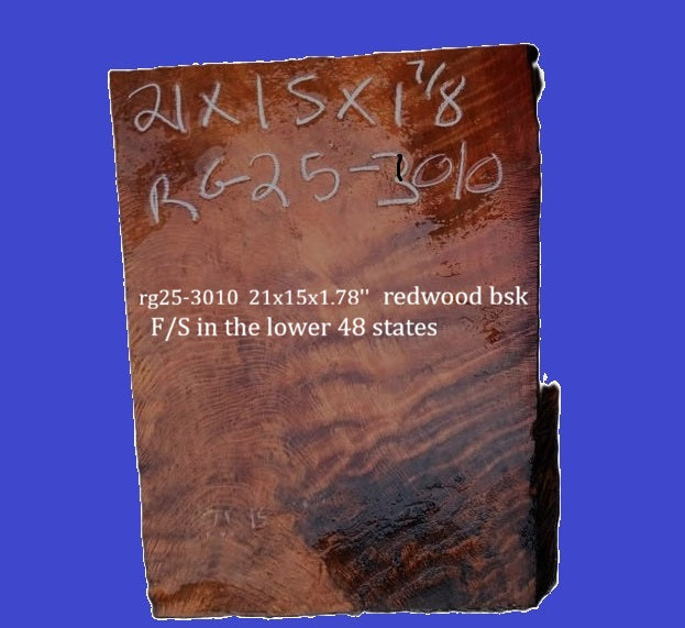 Redwood Burl | Guitar Billet | Luthier| DIY | Instrument | RG25-3010