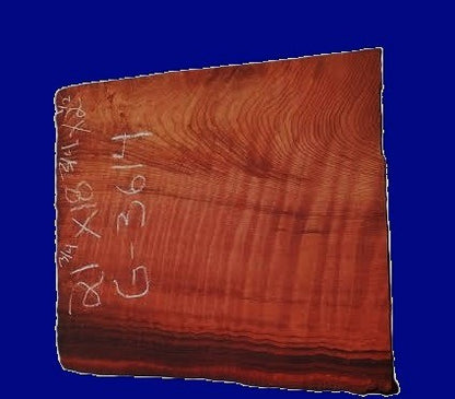 curly Redwood | DIY | Craft Wood | guitar billet curly | r26-3614