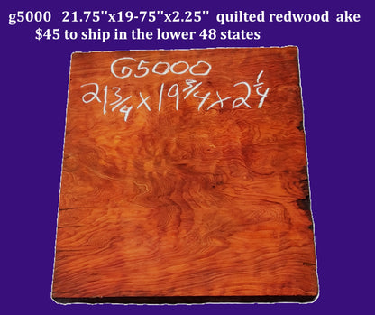 Curly Redwood | Old Growth | DIY | Crafts | guitar billet | G5000