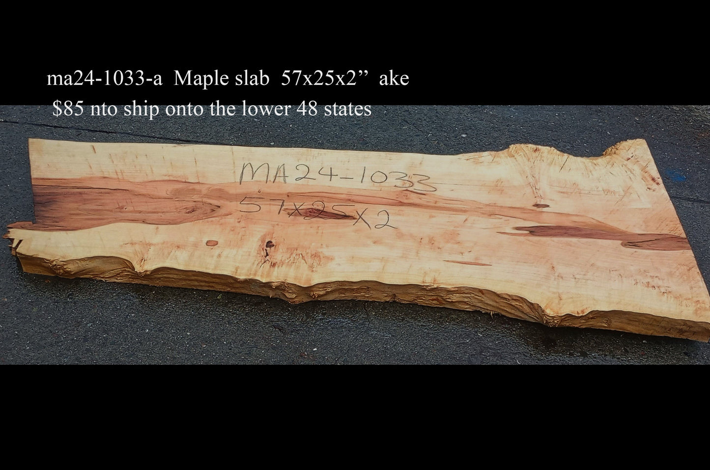 Maple Slab | Burl | Craft Woods | DIY | Epoxy Idea| Ma24-1033