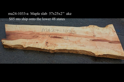 Maple Slab | Burl | Craft Woods | DIY | Epoxy Idea| Ma24-1033