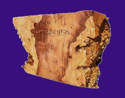 Maple Burl Block | Maple Burl | Maple Block | Bowl Turning Block | Mabl24-1156