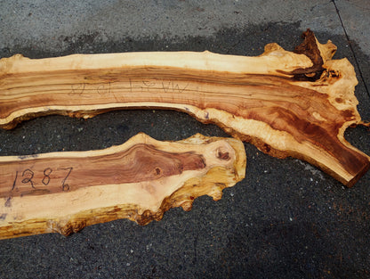 Maple burl slabs | Craft Wood | Epoxy River Idea | m24-1287 and 1278