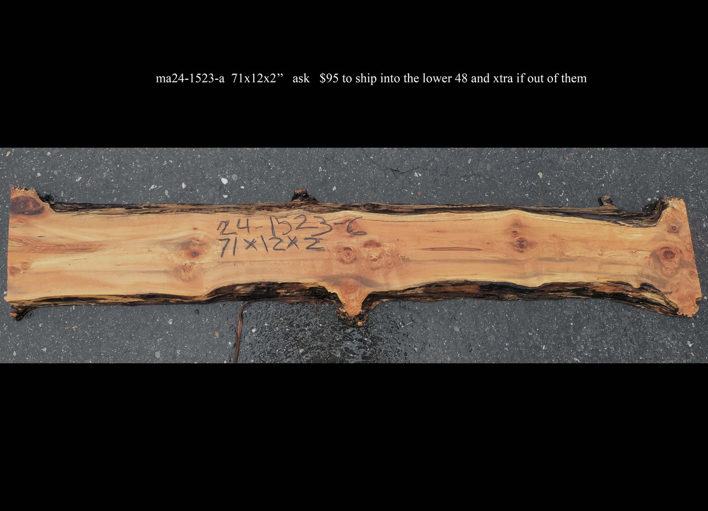 Maple Slab | DIY | Craft Wood | Epoxy Idea | C24-1523