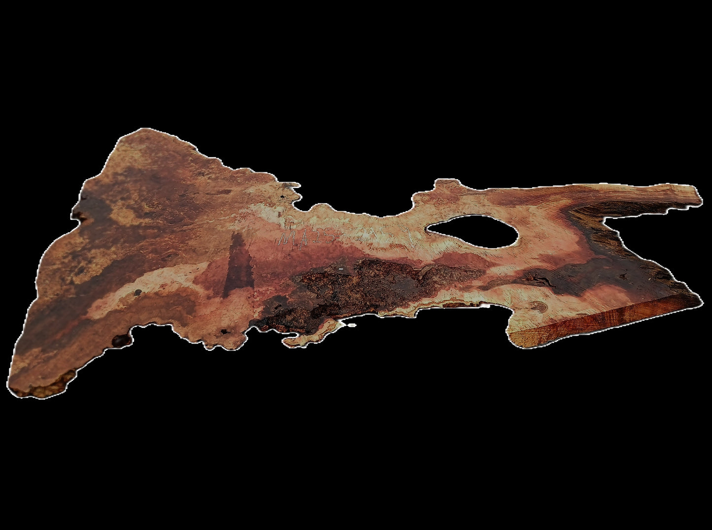 Maple Burl Slab | Live Edge | River Table | DIY |  Ma25-2159