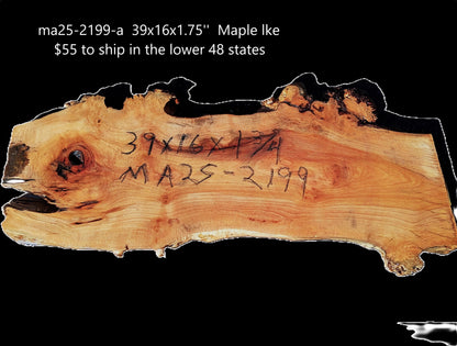 Maple Burl Slab | Charcuterie | Epoxy Table | Serving Tray |  Ma25-2199