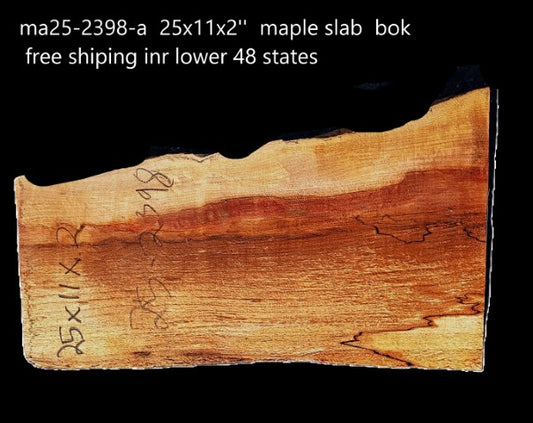 Maple Slab | Live Edge | River Table | DIY | Resin Slab | MA25-2398