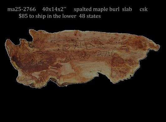 Maple Burl | Live Edge Slab | River Table | DIY | MA25-2766