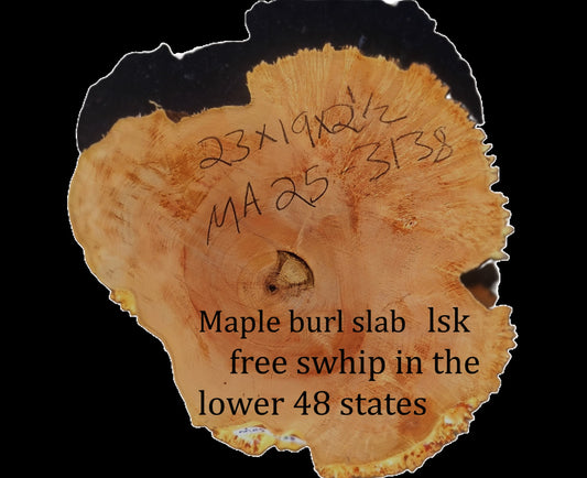 Maple Burl | Live Edge | River Table | DIY | M25-3138