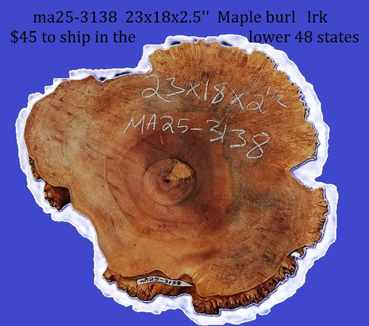 Maple Burl | Live Edge | River Table | DIY | MA25-3138