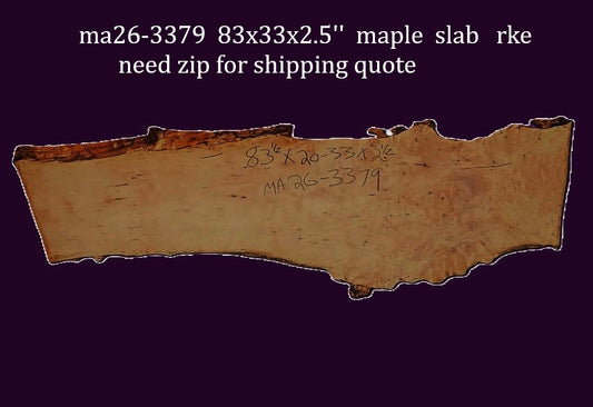 Maple Burl Slab | Rustic Wood Furniture | DIY | River Table | MA26-3379