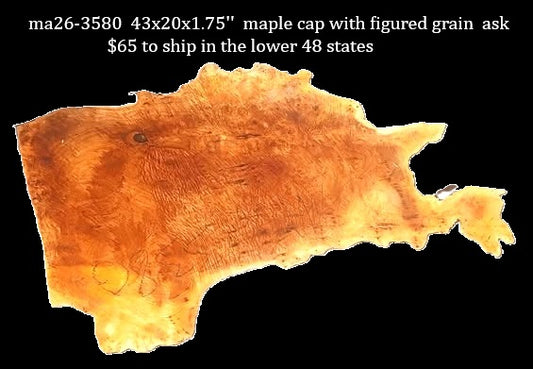 Maple Burl | Live Edge | River Table | DIY | Craft Wood | Ma26-3580