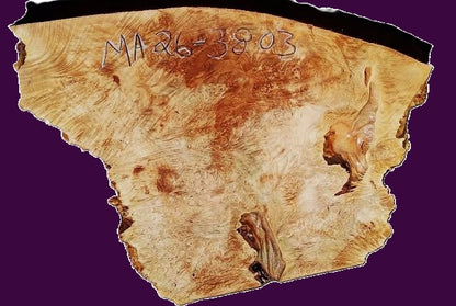 Live Edge Maple | Burl Slab | DIY | craft wood | ma26-3803