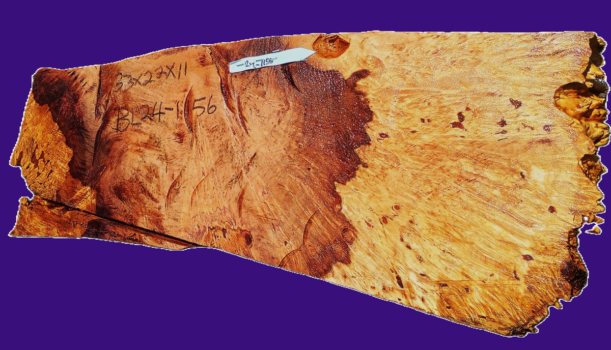 Maple Burl Block | Maple Burl | Maple Block | Bowl Turning Block | Mabl24-1156