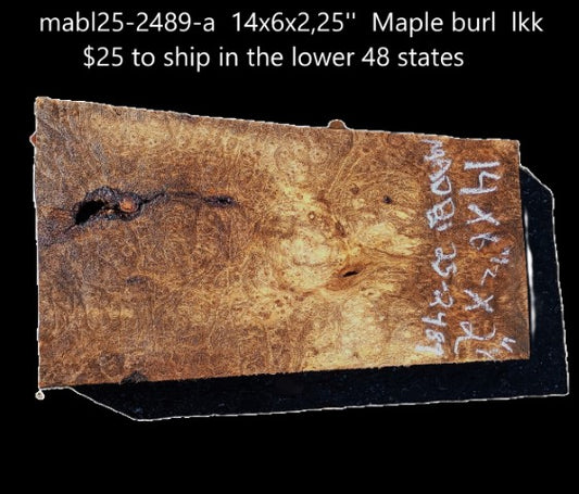 Maple Burl | DIY| Craftwood | bowl turning | MA25-2489