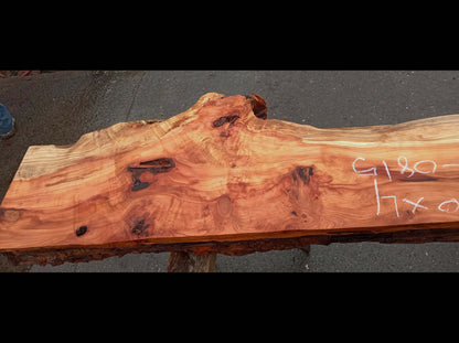 fireplace mantel | live edge shelf | mantel | redwood | man23-0815