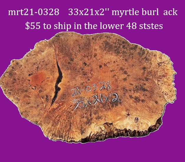 myrtle burl | river table | DIY | Live edge slab | mrt21-0328