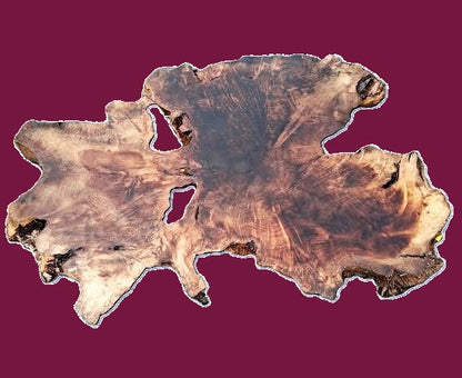 myrtle burl | river table | DIY | Live edge slab | mrt24-1622