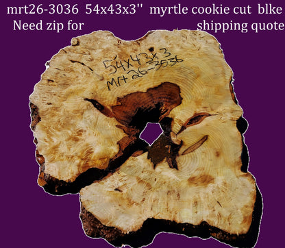 Myrtle Burl | DIY | Table | Craft Wood | Mrt26-3536