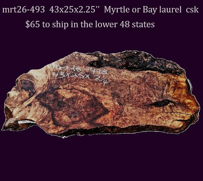 myrtle burl | river table | DIY | Live edge slab | mrt26-493