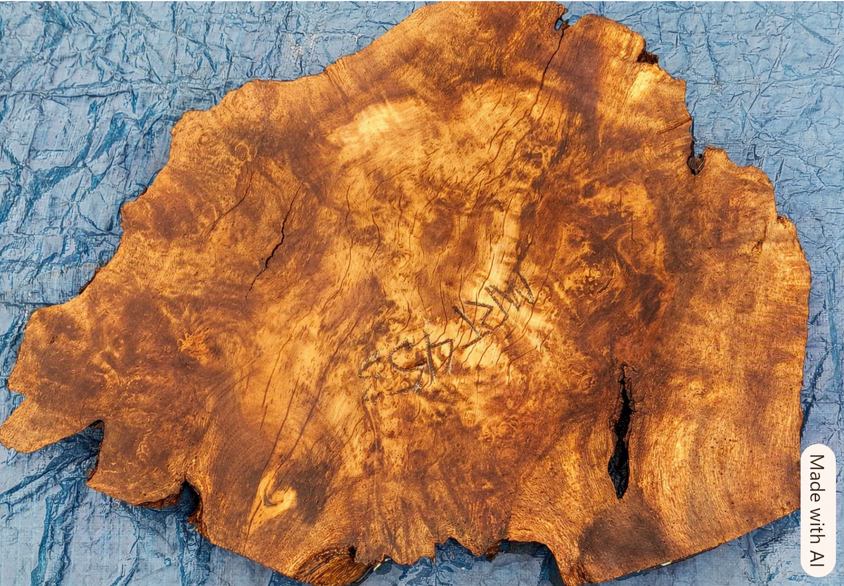 Myrtle Burl Slab | DIY | Table | Craft Wood | River Table | Mrt453