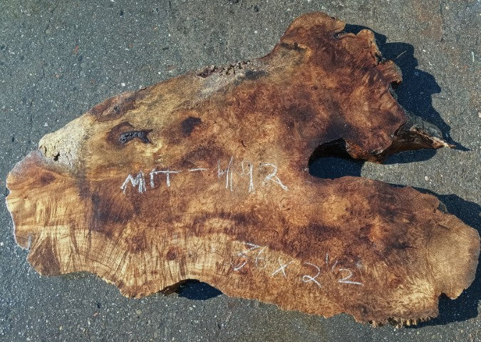 Myrtle Burl Slab | DIY | Table | Craft Wood | River Table | Mrt492