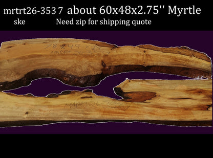 Myrtle Slab | DIY | Table | Craft Wood | River Table | Mrtrt26-3537