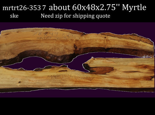 Myrtle Slab | DIY | Table | Craft Wood | River Table | Mrtrt26-3537